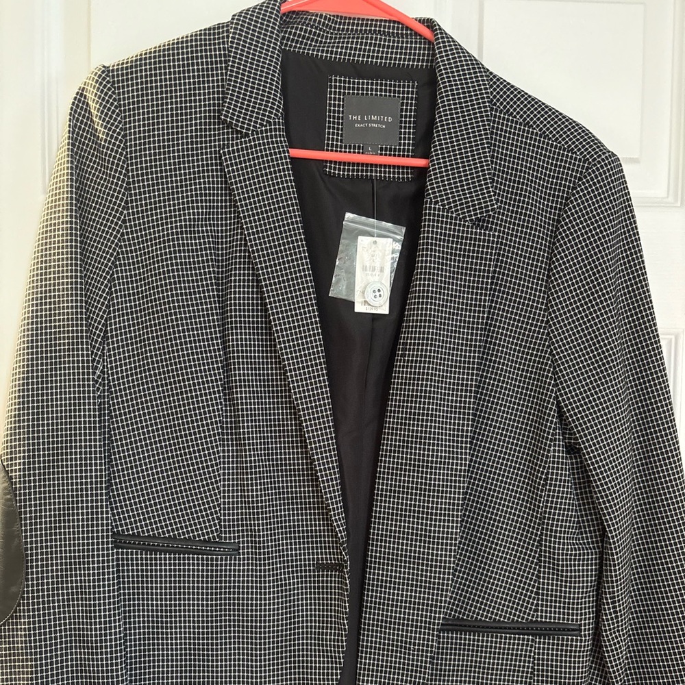 The Limited Checkered Women’s Exact Stretch Blazer